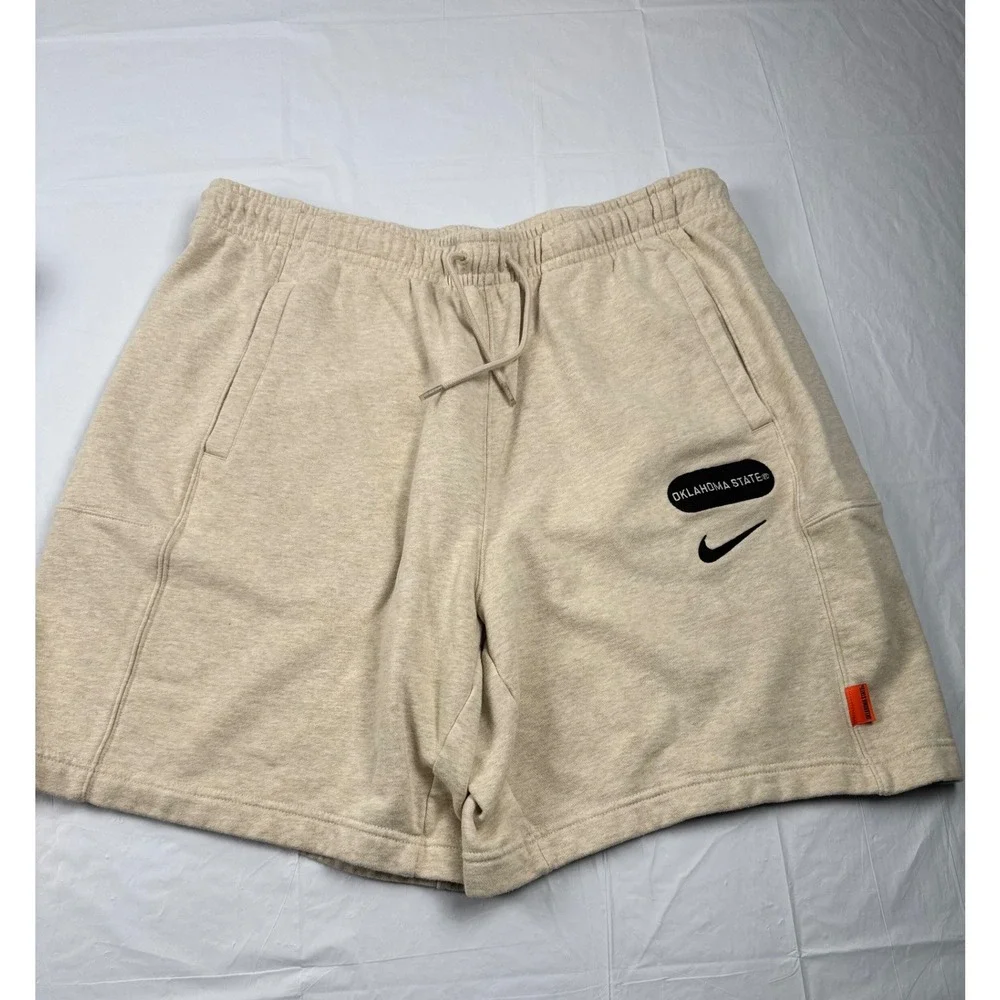 Nike Oklahoma State Cowboys OSU Shorts Bundle Mens 3XL Grey Dri-FIT Tan Fleece